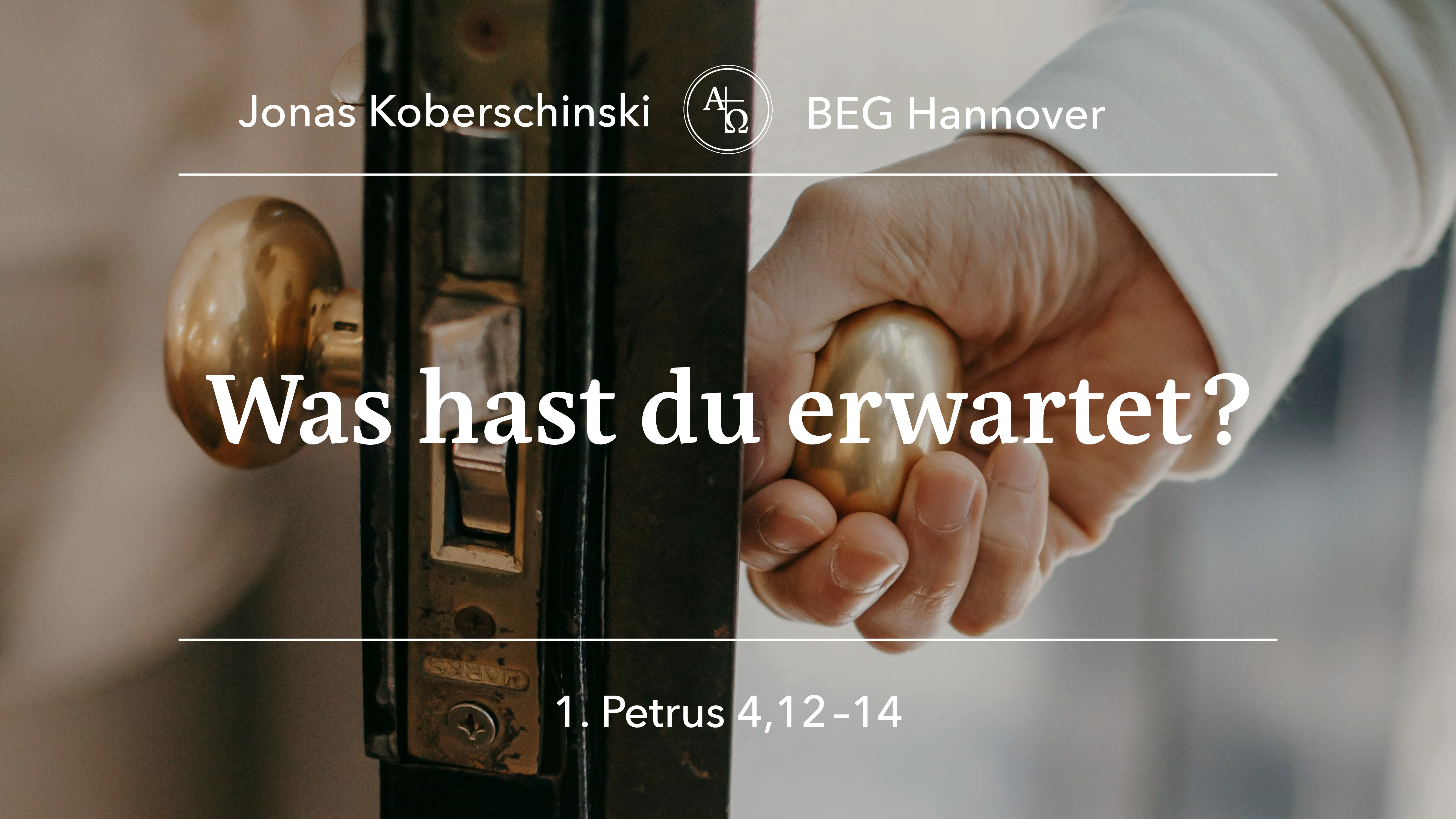 Predigt vom 30.06.2024 1. Petrus 4, 12 - 14