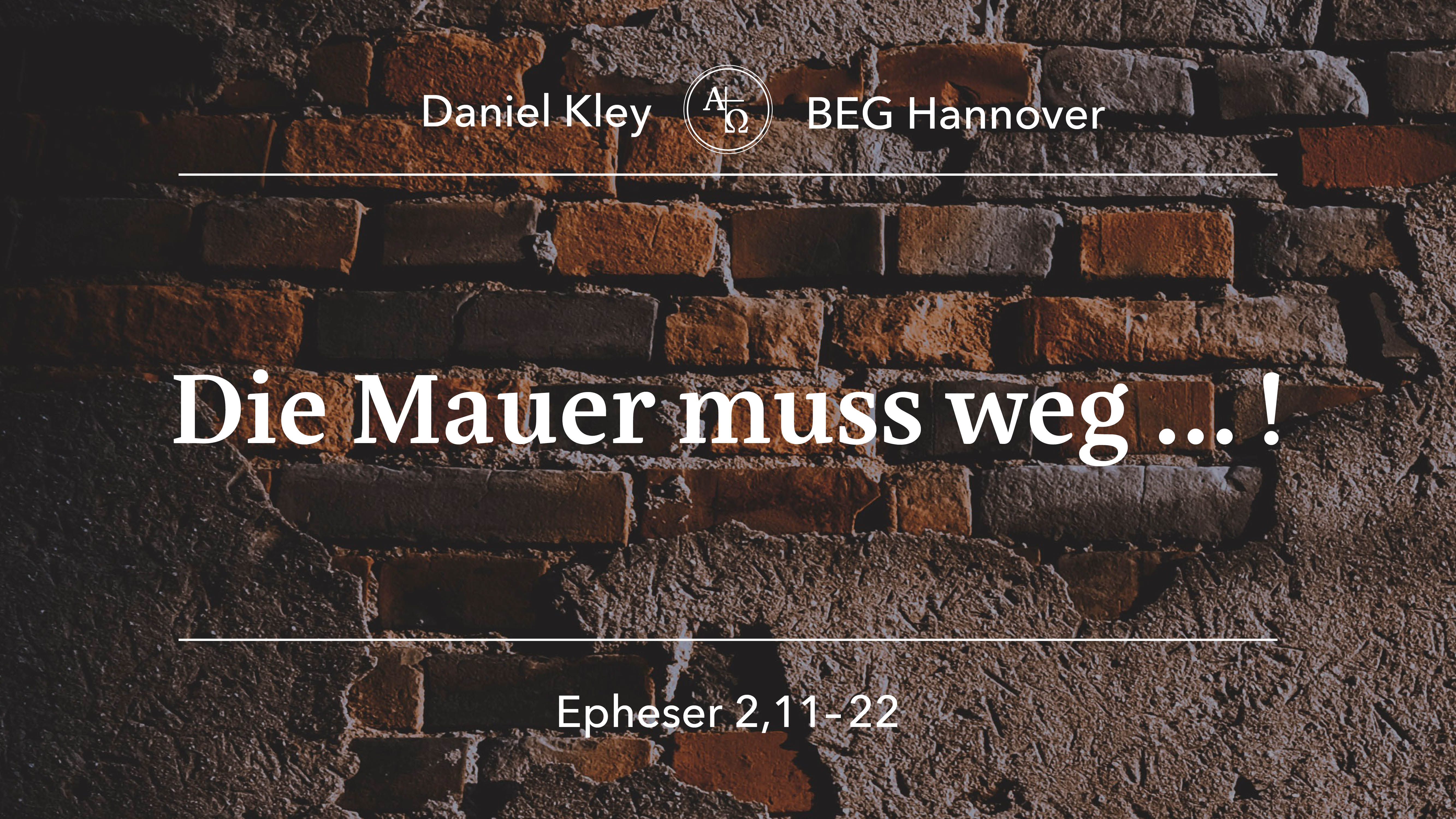 Predigt vom 14.07.2024 Epheser 2, 11 - 22